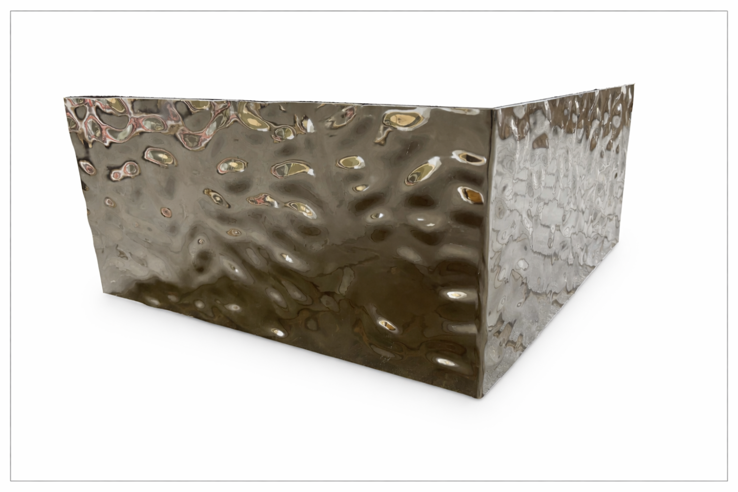 Panel ścienny z włókna bambusowego WPC Big Silver Wave 280 cm x 122 cm x 5 mm