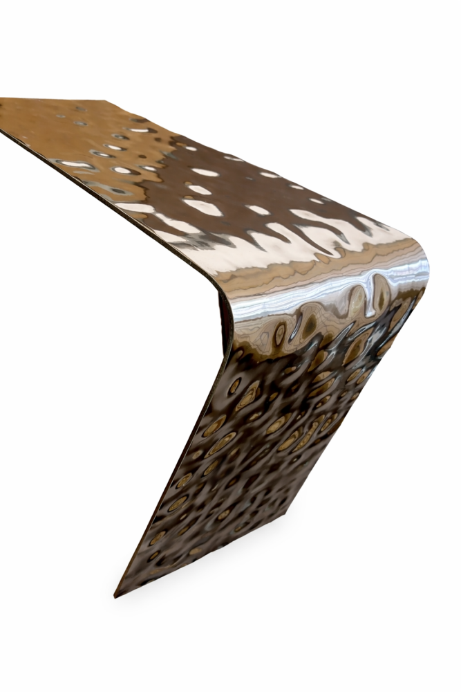 Panel ścienny z włókna bambusowego WPC Big Silver Wave 280 cm x 122 cm x 5 mm