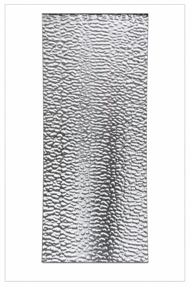 Panel ścienny z włókna bambusowego WPC Big Silver Wave 280 cm x 122 cm x 5 mm
