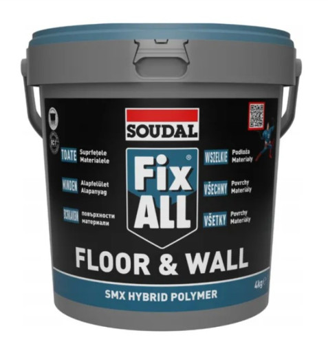 SOUDAL KLEJ HYBRYDOWY POLIMEROWY UNIWERSALNY FIX ALL FLOOR & WALL 4 KG