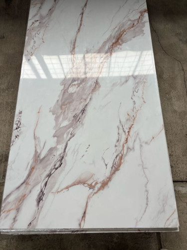 Biały Beż Połysk 280 cm x 122 cm