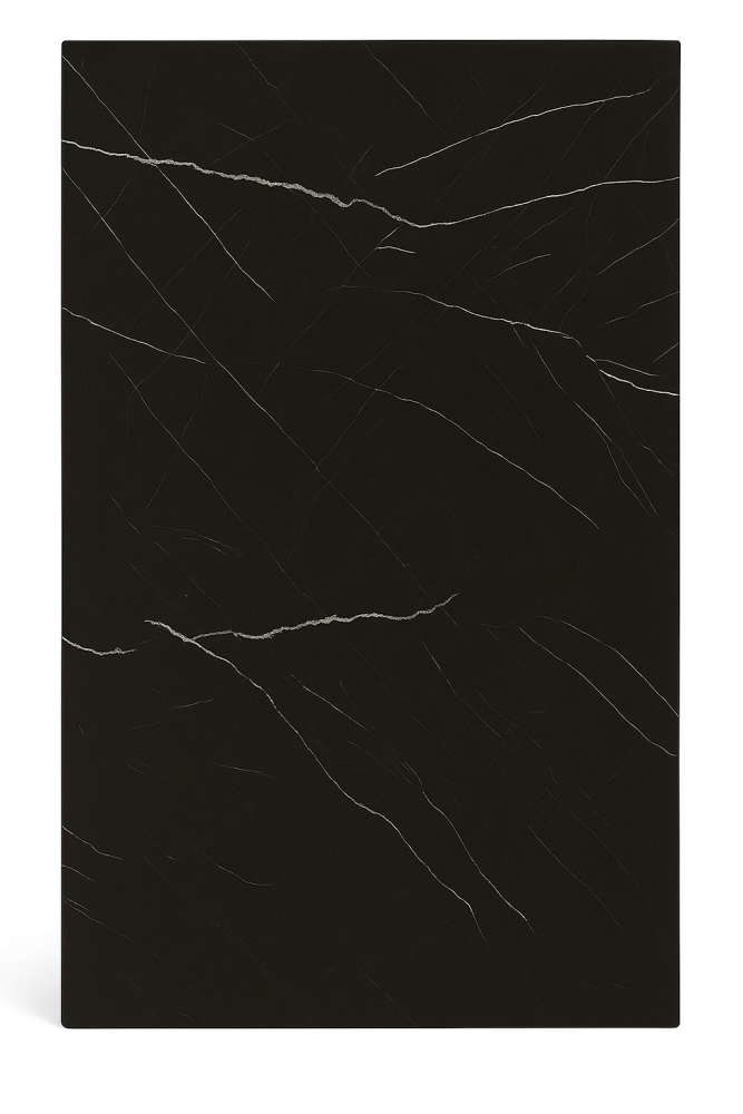 Czarny marmur głębia połysk 280 cm x 122 cm